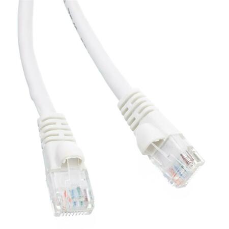 CABLE WHOLESALE Cat5e Black Ethernet Patch Cable, Bootless - 6 in. 10X6-12200.5